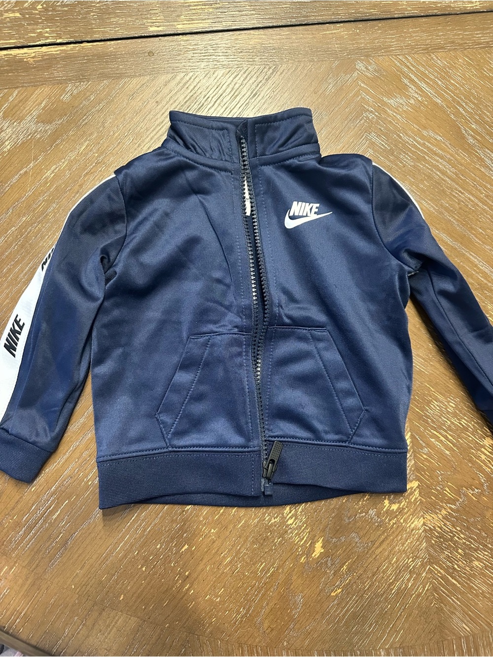 Nike Navy baby Zip-Up Track Jacket